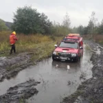 Szkolenie jazdy samochodem terenowym ( 4x4 ) do 3.5T w trudnych warunkach terenowych.