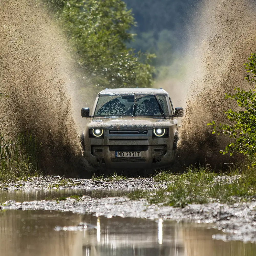 New Defender in deep water